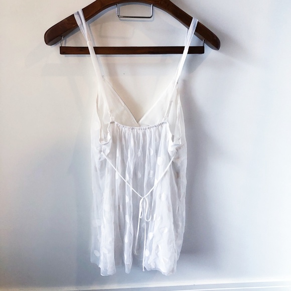 VINTAGE SATIN POLKA DOT SLIP DRESS - Picture 3 of 4